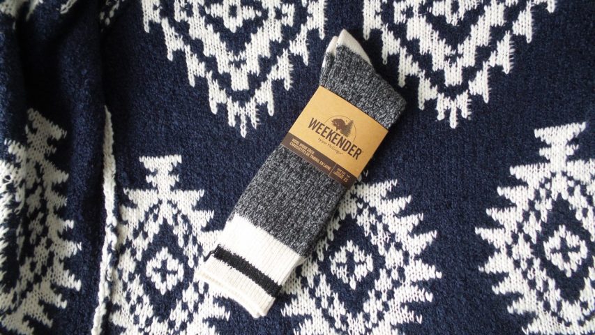 McGregor Weekender Grey and Black Wool Work Socks