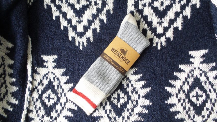 McGregor Weekender Grey and Red Wool Work Socks